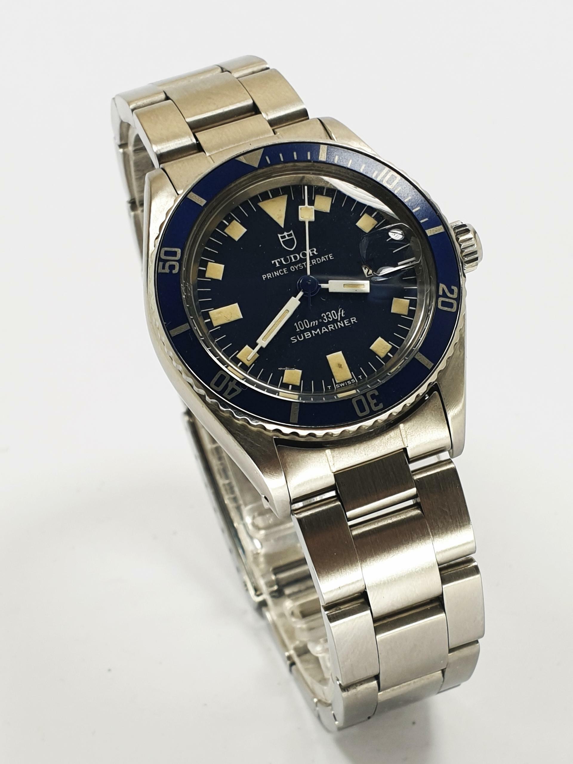 Tudor Submariner Snow Flake Rolex Case and Bracelet