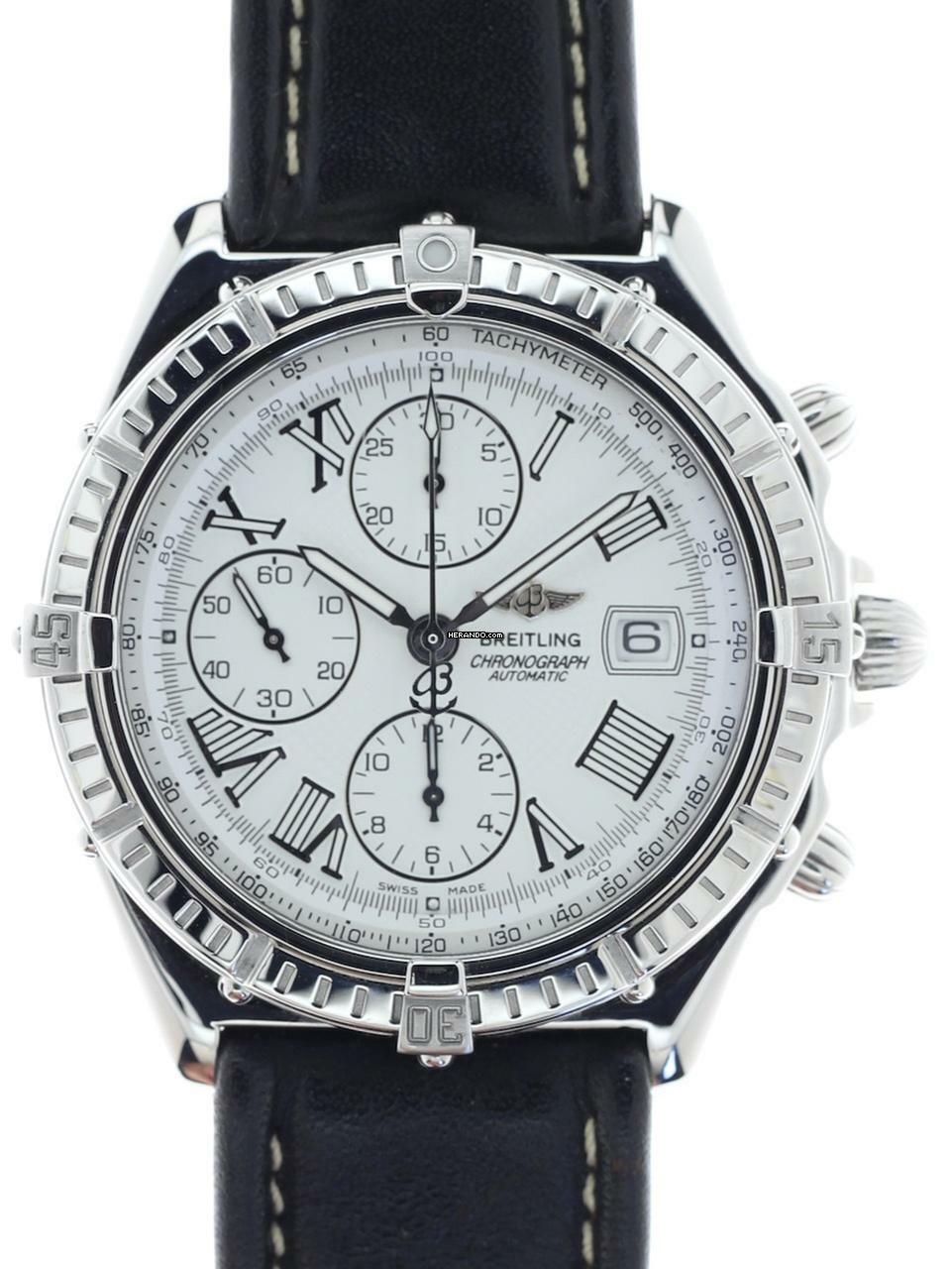 Breitling Windrider Gents Automatic Chronograph Wristwatch Chronomat Crosswind Ref. A13055 </h1>
