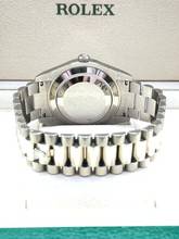 Thumbnail von Rolex Day-Date II 41mm Whitegold 18Kt. Top Condition Original Baguette Diamond dial BOX&PAPERS