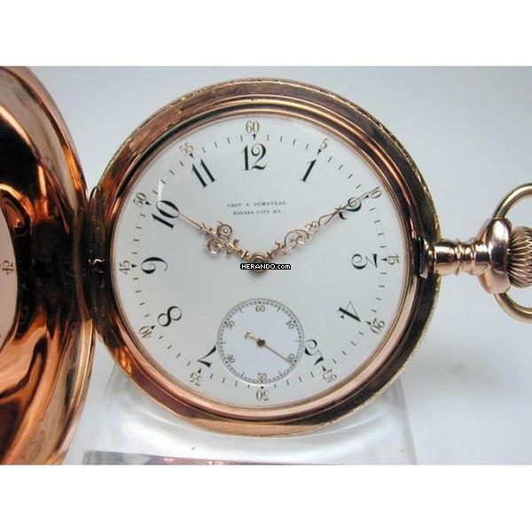 Patek Philippe Gold-Savonette Taschenuhr Rarität von 1889