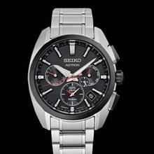 Thumbnail von Seiko Astron GPS Solar SBXC103 - Astron Quartz Black Dial Titanium Men's Watch </h1>