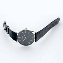 Thumbnail von Longines Elegant L49184512 - The Longines Elegant Collection Automatic Black Dial Stainless Steel Men's Wat </h1>