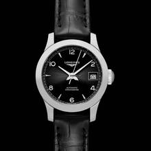 Thumbnail von Longines Record L23204562 - Record Automatic Black Dial Stainless Steel Ladies Watch </h1>