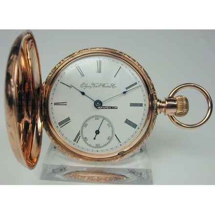  Elgin Savonette Taschenuhr 14 kt. von ca. 1882 