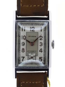  Buren Gents manual wind Antimagnetic wristwatch </h1> 