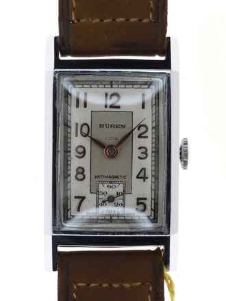  Buren Gents manual wind Antimagnetic wristwatch </h1> 