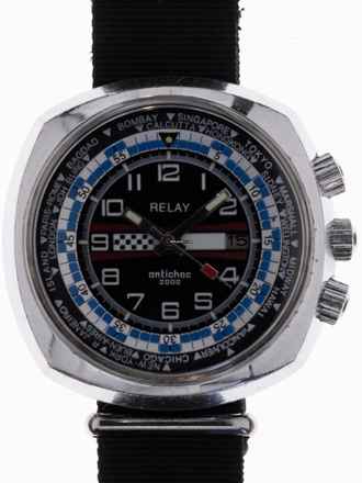  Relay oversized gents Worldtime Wristwatch Antichoc 2000 </h1> 