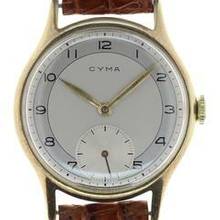 Thumbnail von Cyma Gents classic oversized Wristwatch </h1>