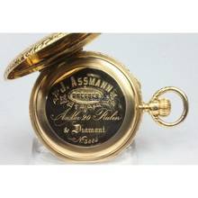 Thumbnail von Glashütte Original Julius Assmann J.Assmann , 1A Prunktaschenuhr