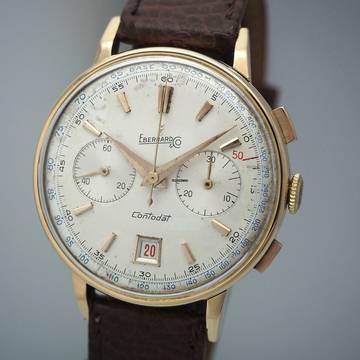  Eberhard & Co. Contadat Chronograph Vintage RoséGold 18k/750 </h1> 