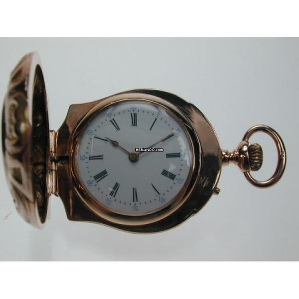 Damentaschenuhr Hufeinsenform