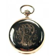 Thumbnail von Glashütte Original Uhrenfabrik Union Goldsavonette Taschenuhr Rotgold