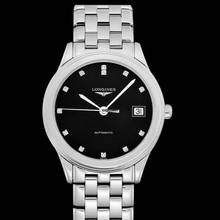 Thumbnail von Longines Flagship L47744576 - Flagship Automatic Black Dial Stainless Steel Men's Watch </h1>