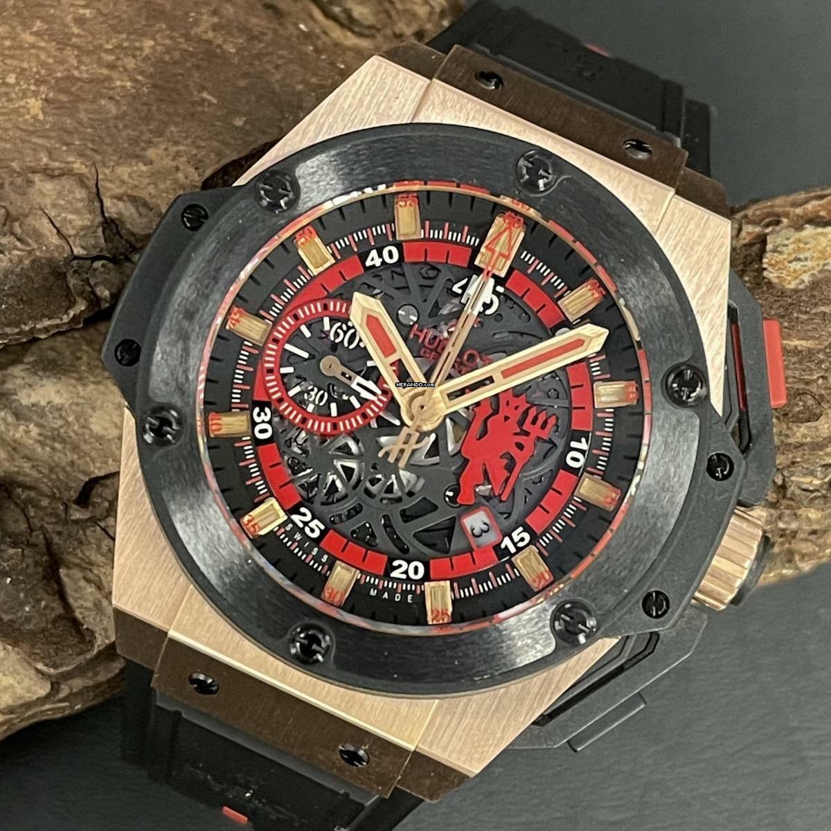 Hublot King Power Red Devil Manchester United Limited Edition Ref. 716.OM.1129.RX.MAN11 </h1>