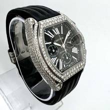 Thumbnail von Cartier Roadster 2618 Automatic 42mm Steel ~5.5TCW Diamond Watch </h1>