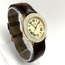 Thumbnail von Cartier RONDE 32mm GP Silver 1.35TCW Diamond Watch </h1>