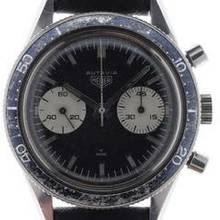 Thumbnail von Heuer Gents manual wind Wristwatch Chronograph Autavia so called Mario Andretti </h1>