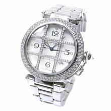 Thumbnail von Cartier Pasha GRID 38mm Automatic Steel 1.9TCW DIAMOND Watch </h1>