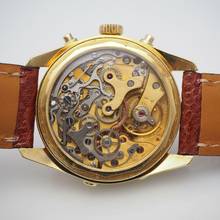 Thumbnail von Theorein Kelek Vollkalender Moon Chronograph 1003 Valjoux 88 / 18k-Gold Box+Papiere </h1>