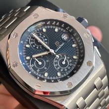 Thumbnail von Audemars Piguet Royal Oak Chronograph Flyback 26238ST.OO.2000ST.01 blau unworn 2022 42mm Eu blue </h1>