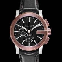 Thumbnail von Gucci G-Chrono YA101202 - G-Chrono Quartz Black Dial Stainless Steel Men's Watch </h1>