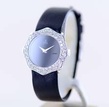 Thumbnail von Ebel 18K Whitegold Luxus Lady Onyx Dial Diamonds Schmuckuhr