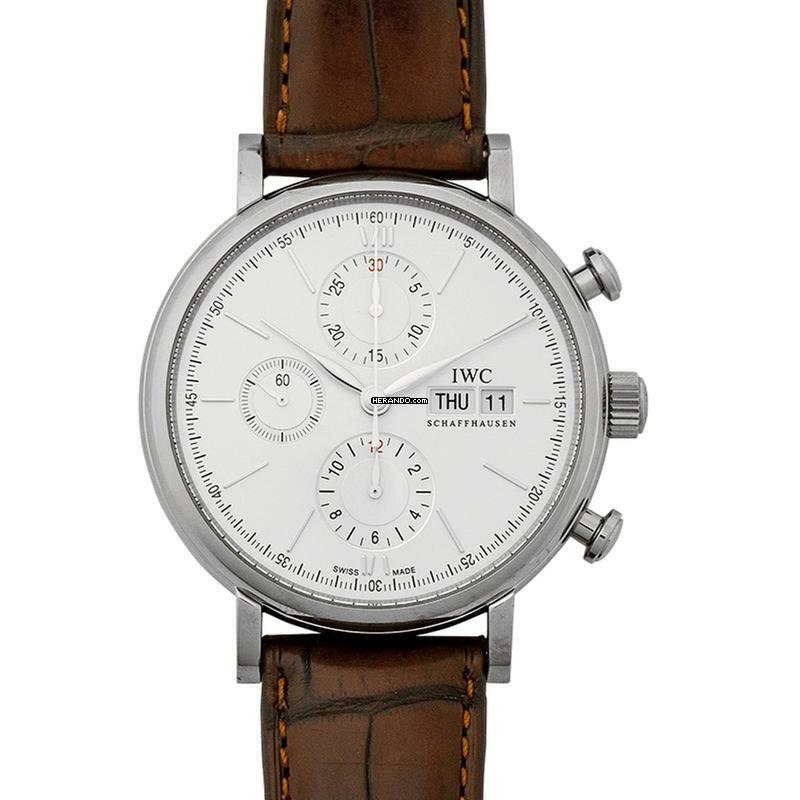 IWC Portofino Chronograph IW391027 - Portofino Chronograph Automatic Silver Dial Men's Watch </h1>
