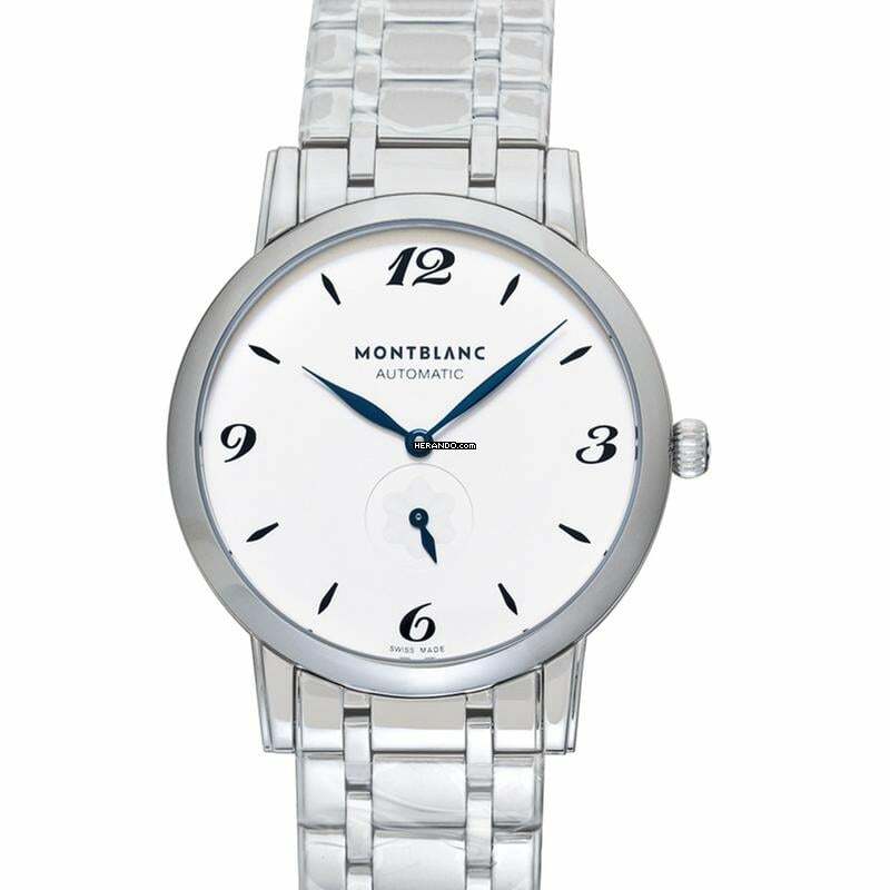 Montblanc Star Classique 110589 - Star Automatic White Dial Stainless Steel Unisex Watch </h1>