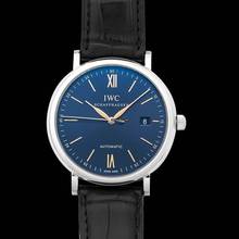 Thumbnail von IWC Portofino Automatic IW356523 - Portofino Automatic Blue Dial Men's Watch </h1>