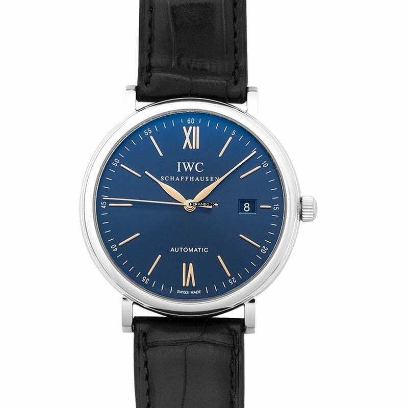 IWC Portofino Automatic IW356523 - Portofino Automatic Blue Dial Men's Watch </h1>