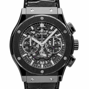  Hublot Classic Fusion Aerofusion 525.CM.0170.LR - Classic Fusion Aerofusion Black Magic Black Ceramic/Leather-Rubber 45mm </h1> 