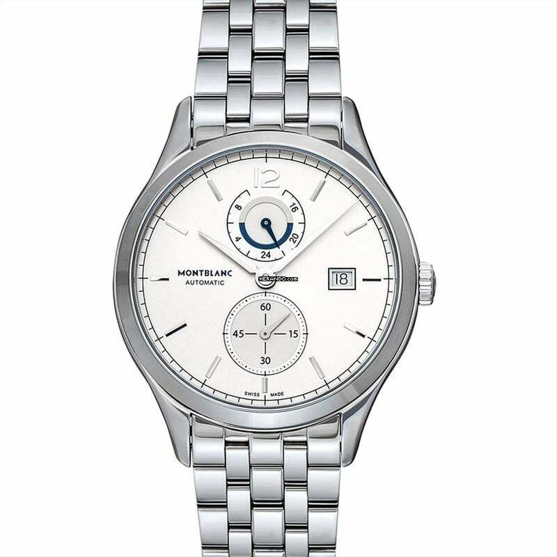 Montblanc Heritage Chronométrie 112648 - Heritage Chronometerie Automatic Silver Dial Stainless Steel Men's Watch </h1>
