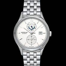 Thumbnail von Montblanc Heritage Chronométrie 112648 - Heritage Chronometerie Automatic Silver Dial Stainless Steel Men's Watch </h1>