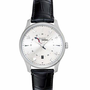  Gucci G-Timeless YA126332 - G-Timeless Automatic Silver Dial Stainless Steel Men's Watch </h1> 