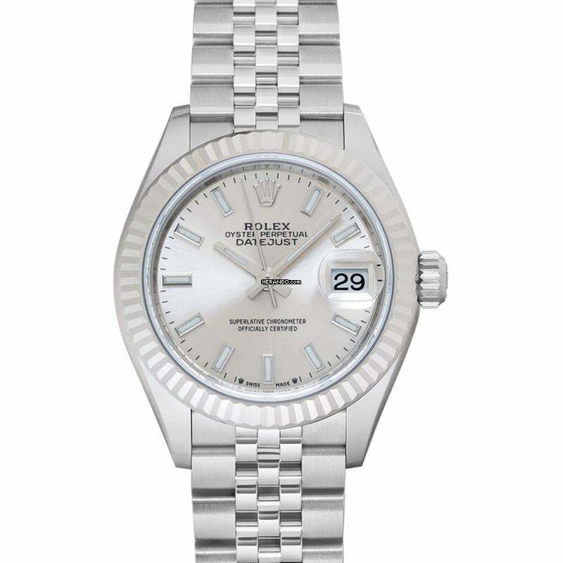 Rolex Lady-Datejust 279174 - Lady-Datejust Automatic Silver Dial Oystersteel and 18 ct White Gold Ladies Watch </h1>