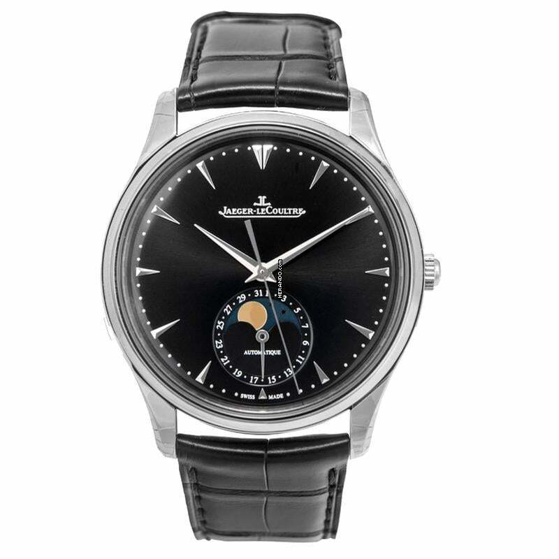 Jaeger-LeCoultre Master Ultra Thin Moon Q1368470 - Master Ultra Thin Moon Automatic Black Dial Men's Watch </h1>