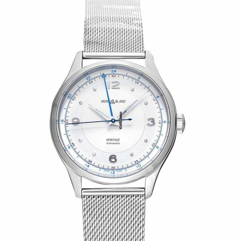 Montblanc 119949 - Montblanc Heritage Automatic Silver Dial Stainless Steel Men's Watch </h1>