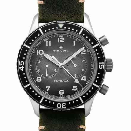  Zenith 11.2240.405/21.C773 - Cronometro Tipo CP-2 Flyback Aged Steel / Slate </h1> 