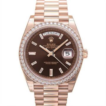  Rolex Day-Date 40 228345RBR - Day-Date 40 Everose Diamond / Chocolate Diamond </h1> 