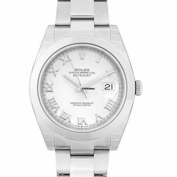  Rolex Datejust 41 126300-0015 - Datejust 41 Automatic White Dial Oystersteel Men's Watch </h1> 