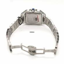 Thumbnail von Cartier Santos W2SA0006 - Santos de Cartier 39.8 mm Automatic Silver Dial Stainless Steel Men's Watch </h1>