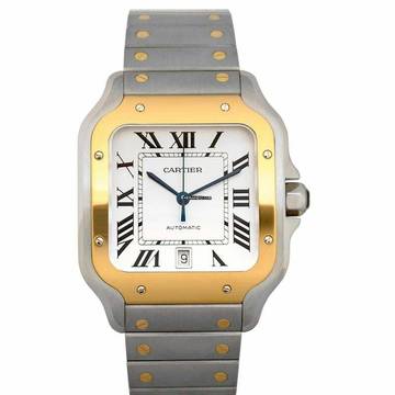  Cartier Santos W2SA0006 - Santos de Cartier 39.8 mm Automatic Silver Dial Stainless Steel Men's Watch </h1> 