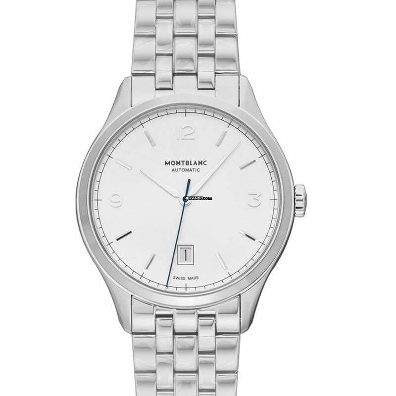 Montblanc Heritage Chronométrie 112532 - Heritage Chronometrie Automatic Silver-tone Dial Stainless Steel Men's Watch </h1>