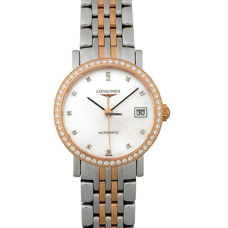 Longines Elegant L43095887 - The Longines Elegant Collection Automatic Diamonds Ladies Watch </h1>