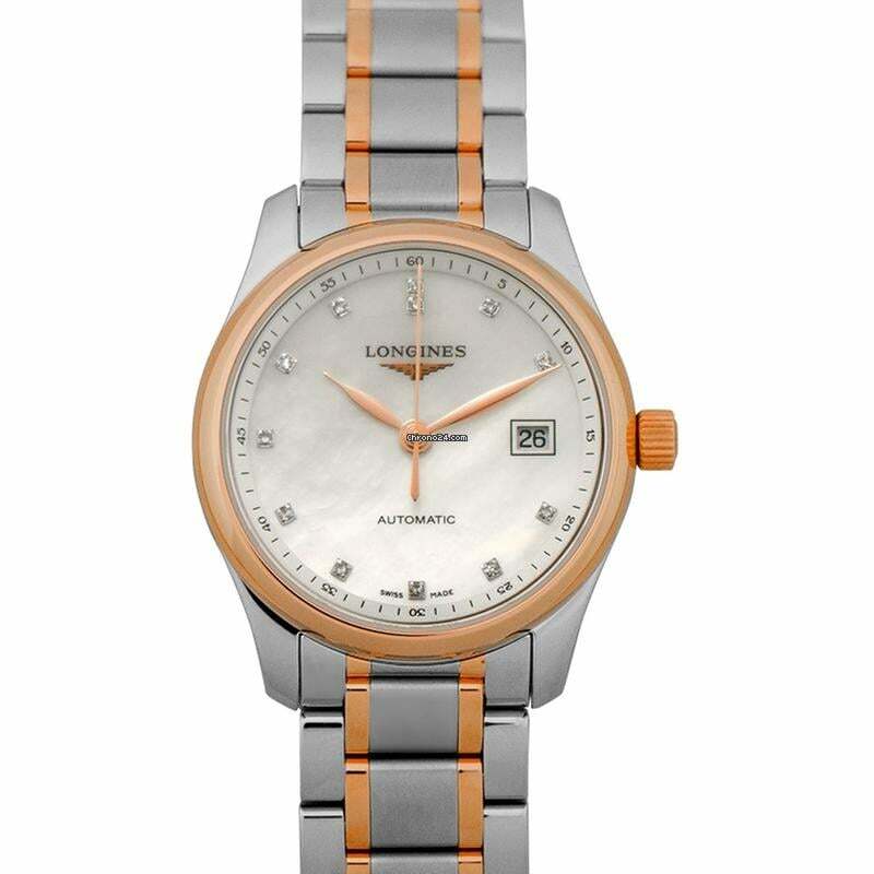 Longines Master Collection L22575897 - Master Collection Automatic White Dial Diamond Ladies Watch </h1>