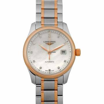  Longines Master Collection L22575897 - Master Collection Automatic White Dial Diamond Ladies Watch </h1> 