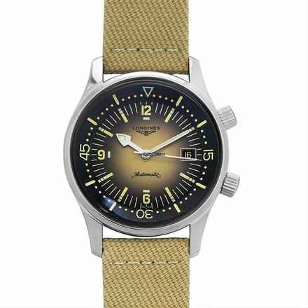  Longines Legend Diver L37744302 - Legend Diver Automatic Beige Dial Stainless Steel Men's Watch </h1> 