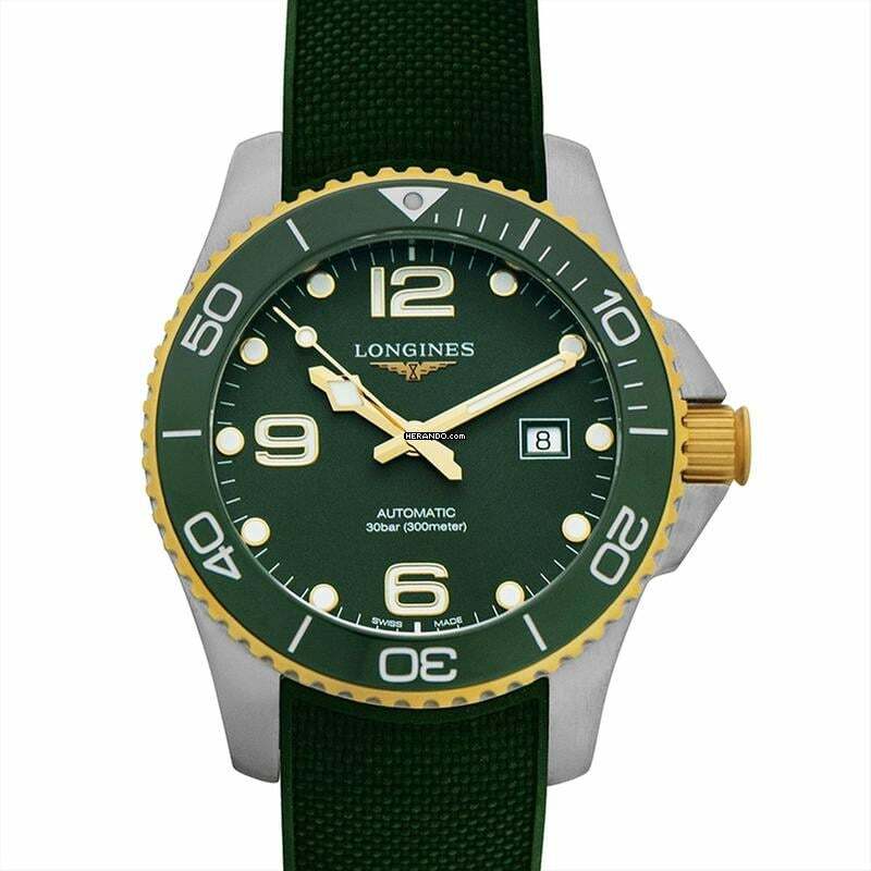 Longines HydroConquest L37823069 - HydroConquest Automatic Green Dial Stainless Steel Men's Watch </h1>