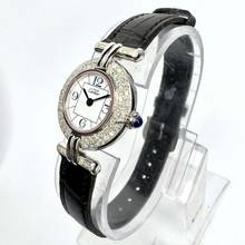 Thumbnail von Cartier VERMEIL COLISÈE Quartz 24mm 925 Silver ~0.70TCW Diamond Watch </h1>