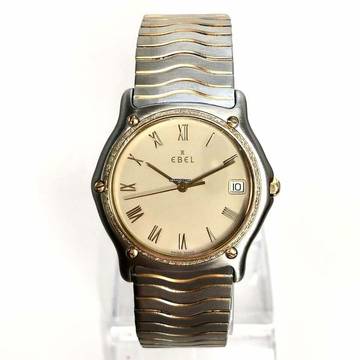  Ebel Wave Quartz 35mm 2 Tone Diamond Watch </h1> 